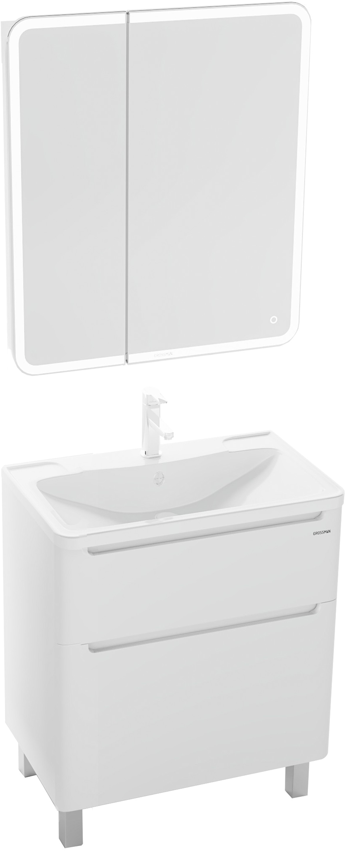 Мебель для ванной комнаты Grossman Адель 70 напольная