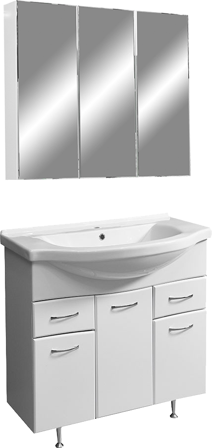 Мебель для ванной комнаты Stella Polar Волна 75