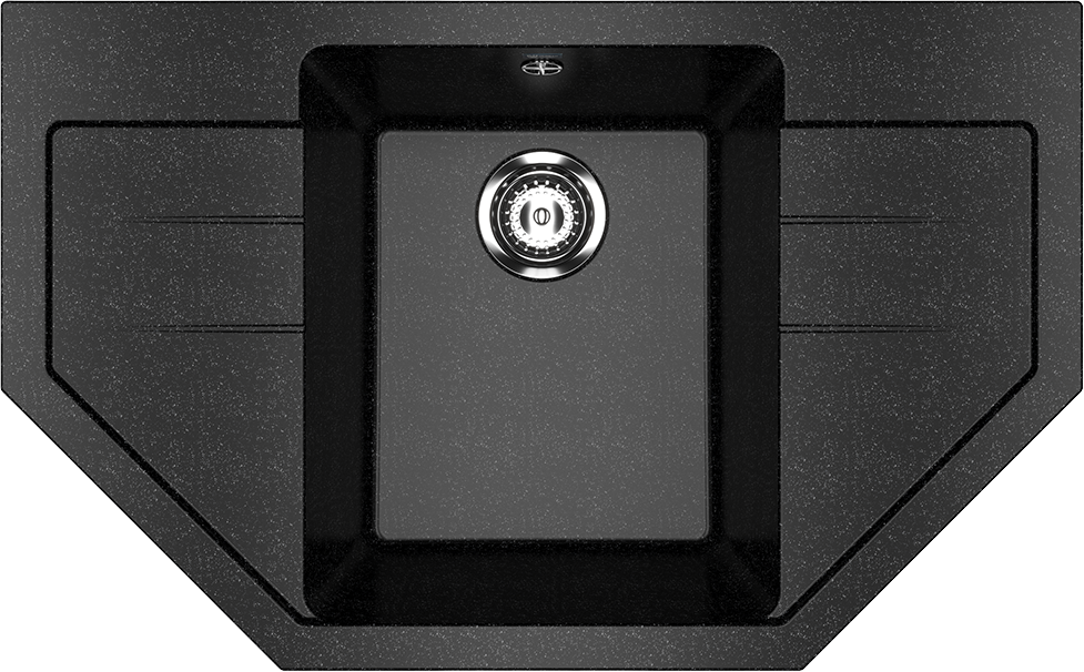 Мойка кухонная Ulgran U-609 -308 черная