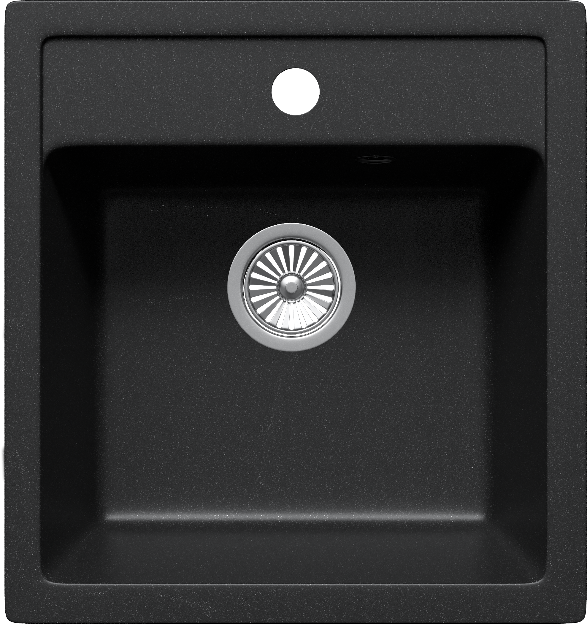 Мойка кухонная Domaci Римини M-GS18-BL черная