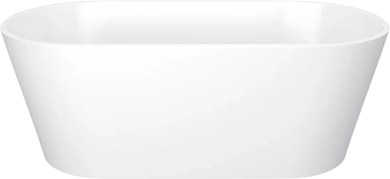 Ванна из искусственного камня Aqua de Marco Corsica 1700CORS 170x80 см, отдельностоящая, белая, овальная