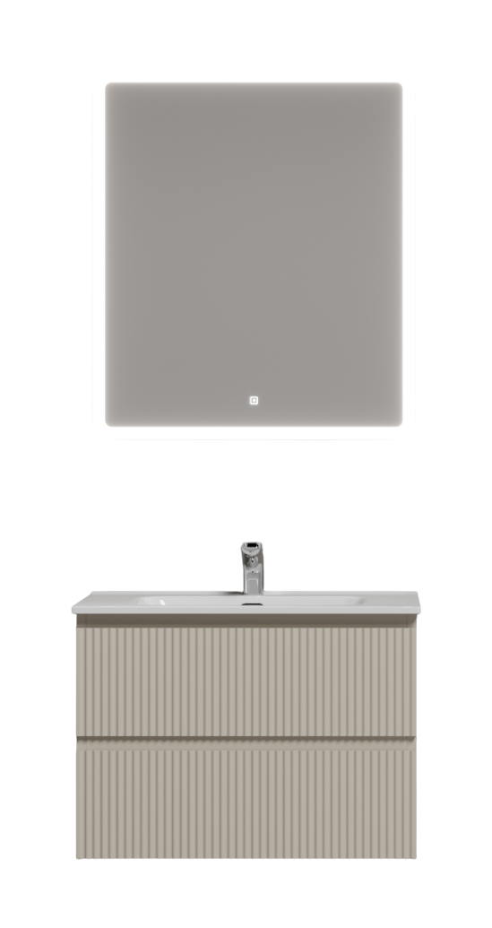 Мебель для ванной комнаты Sancos Snob R 70 beige soft, раковина CN7007