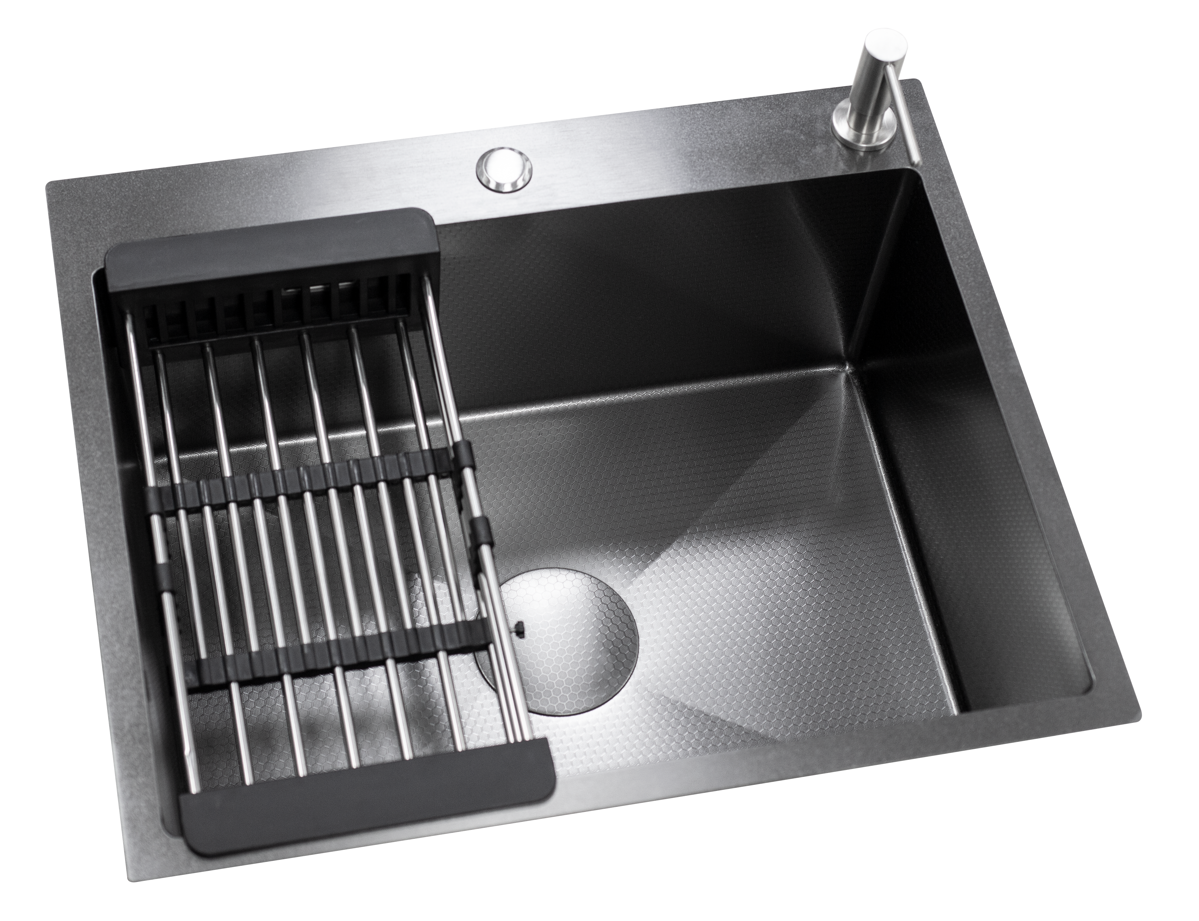 Мойка кухонная Esbano Cascade-M оружейная сталь