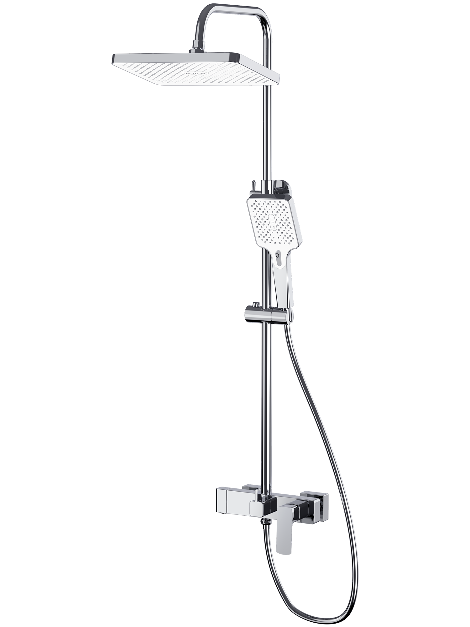 Душевая стойка Haiba HB24512 хром