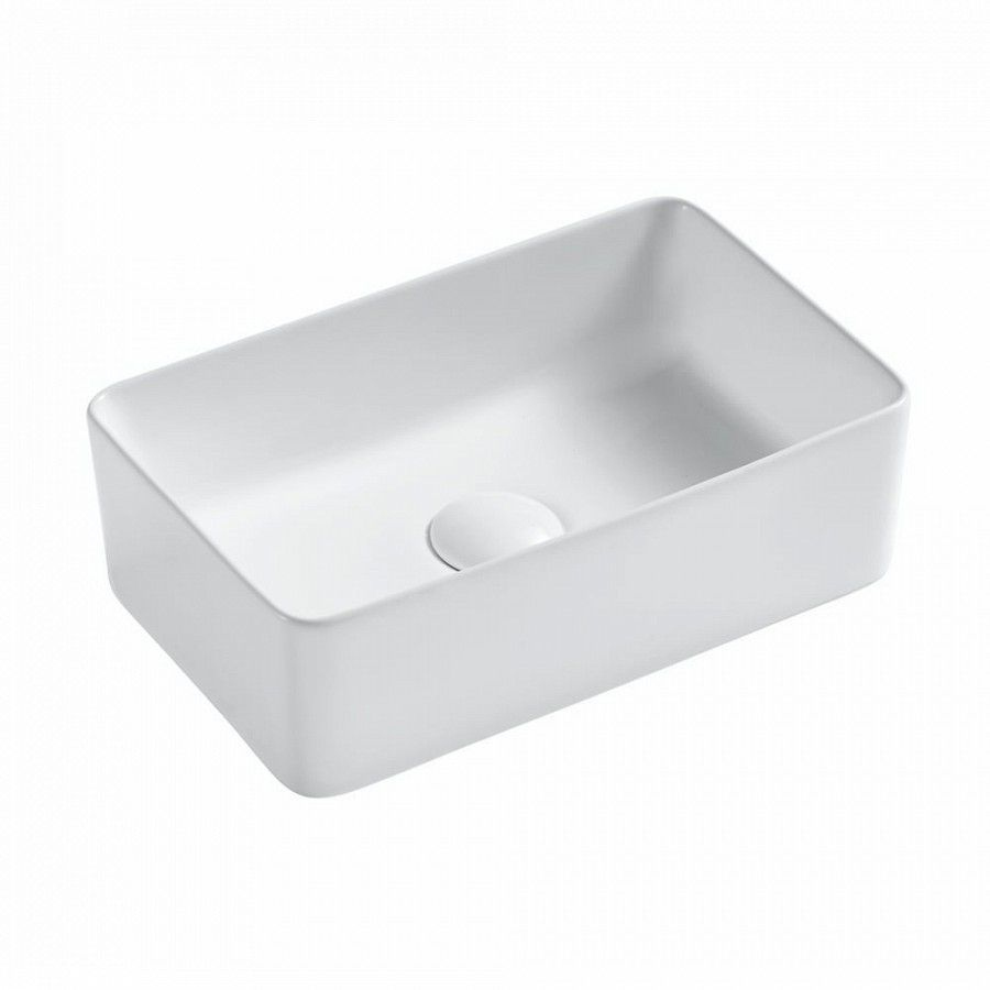 Накладная раковина STWORKI Копенгаген CO50304 38 белая, прямоугольная