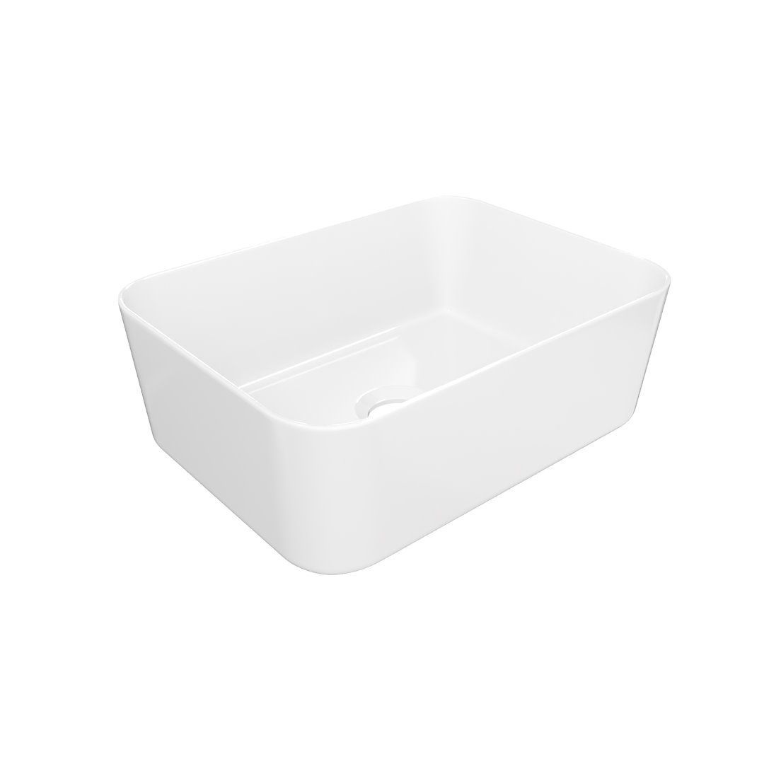 Накладная раковина STWORKI Копенгаген CO51103 40 белая, прямоугольная