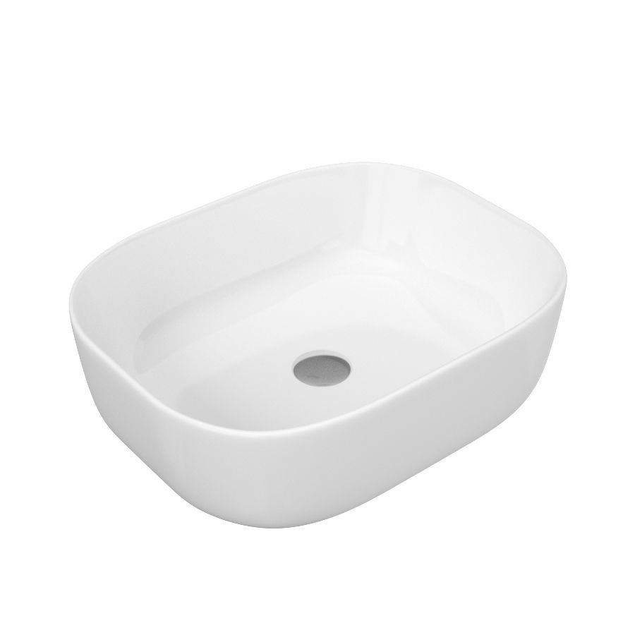 Накладная раковина STWORKI Копенгаген CO50204 50 белая, прямоугольная