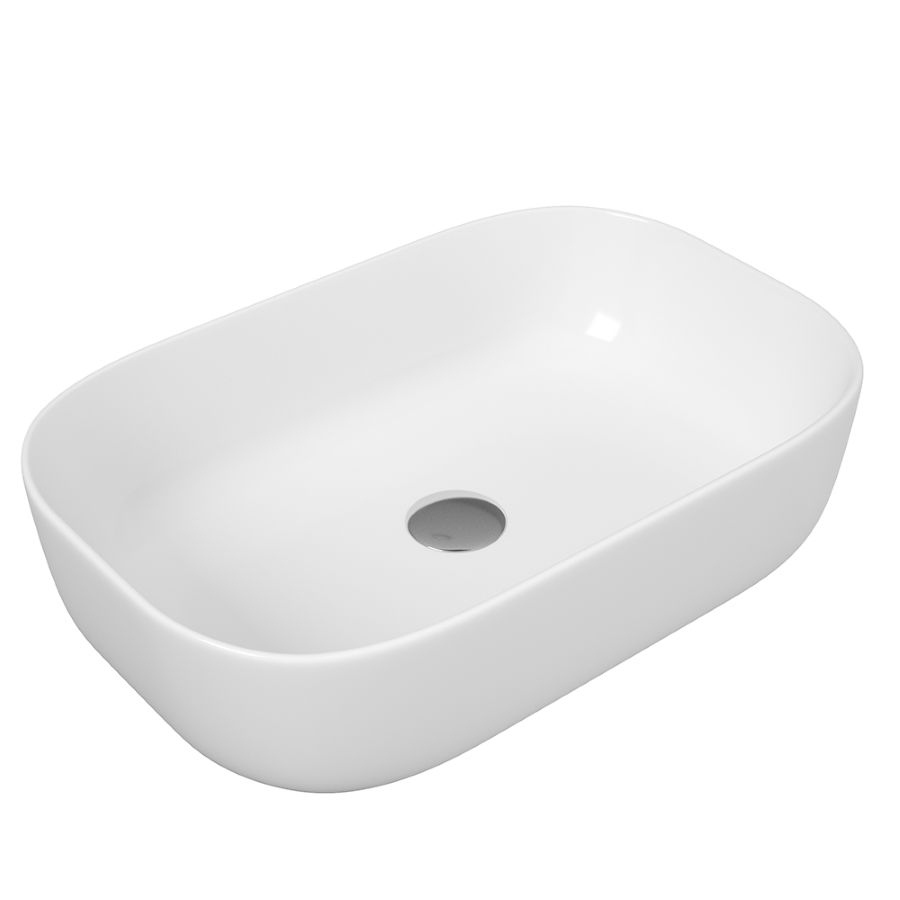 Накладная раковина STWORKI Копенгаген CO50202 60 белая, прямоугольная