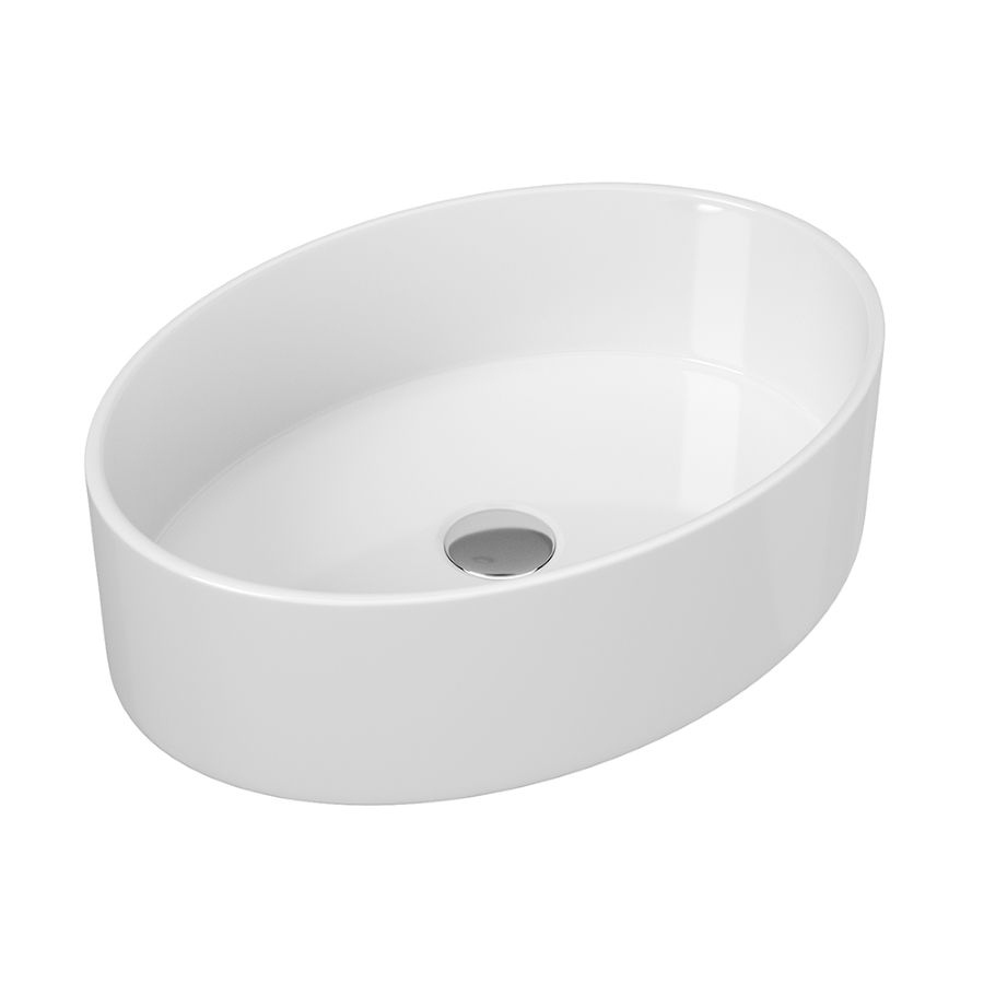 Накладная раковина STWORKI Копенгаген CO50502 50 белая, овальная