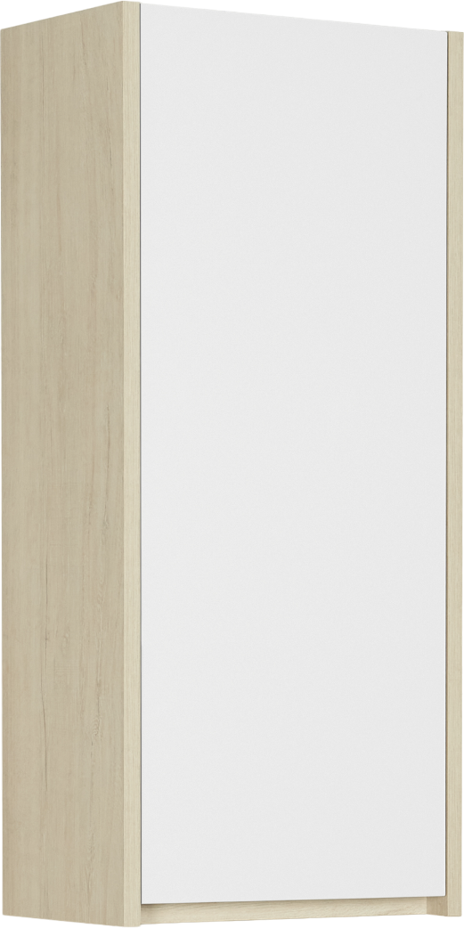 Шкаф в ванную AQUATON Сканди 35 подвесной, дуб верона