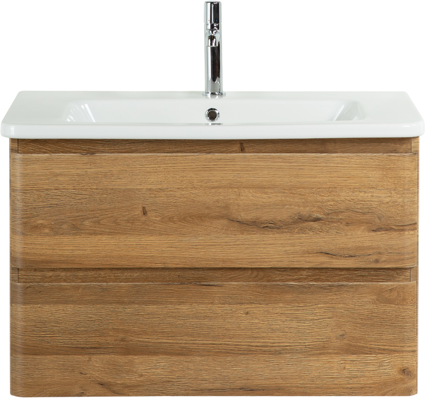 Тумба под раковину без столешницы BelBagno Albano-Cer 80 подвесная, rovere rustico