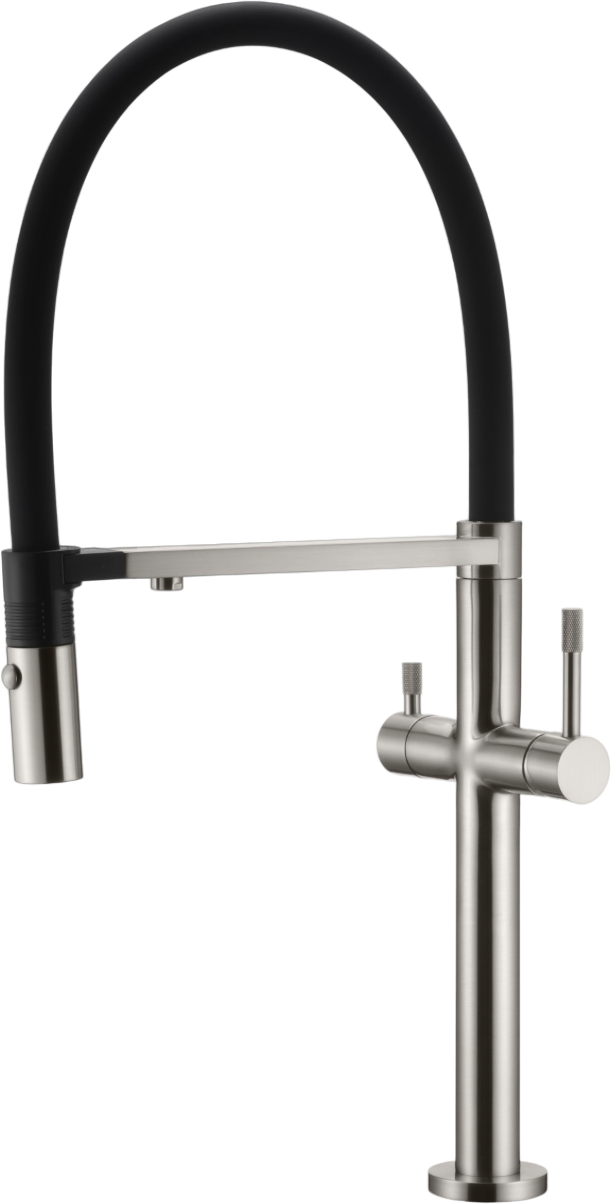 Смеситель для кухни Boheme Uno 115-NB nikel brush