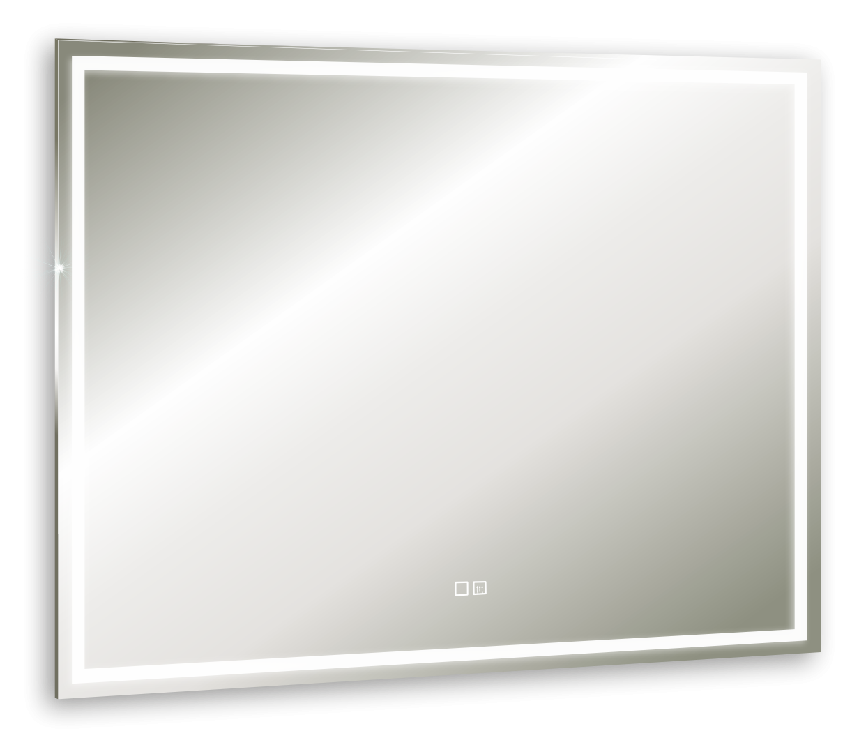 Зеркало Silver Mirrors Ливия 100х80 с подсветкой, с подогревом