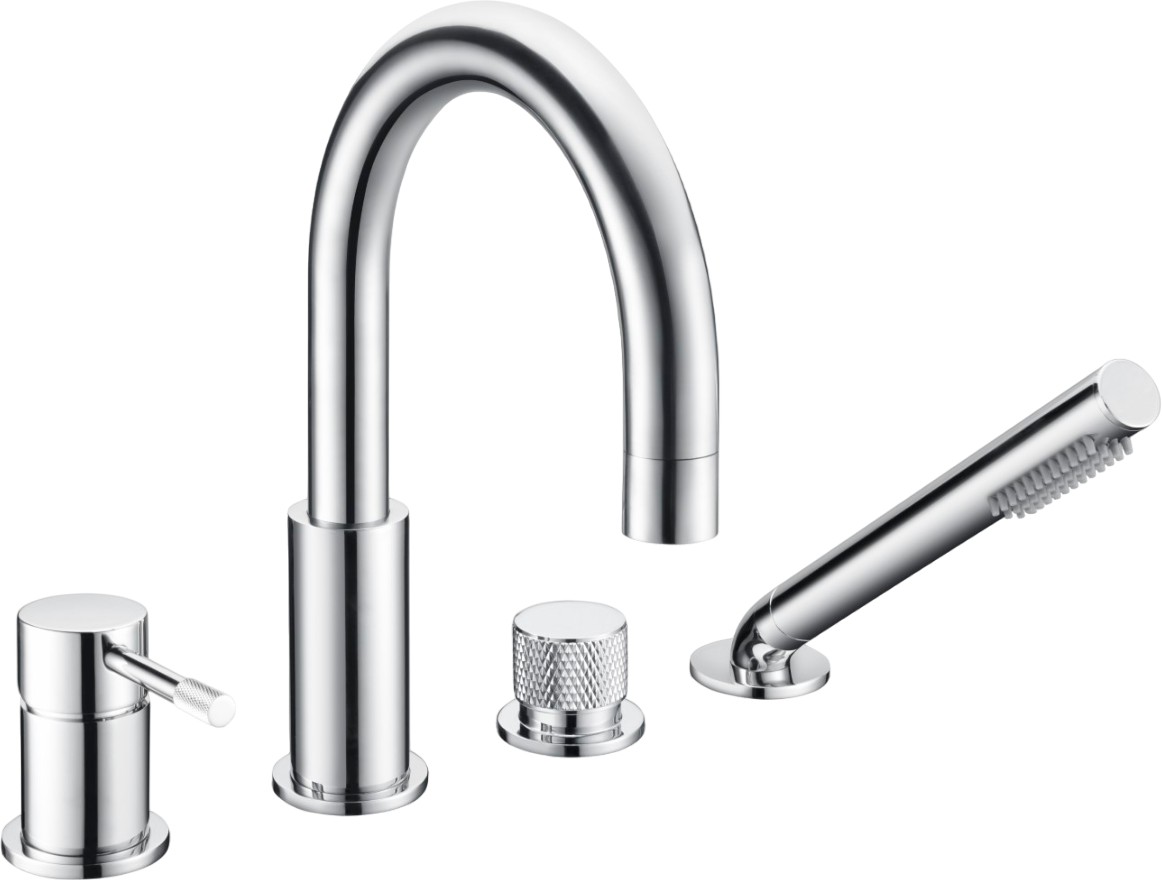 Смеситель на борт ванны Boheme Uno 460-CR chrome