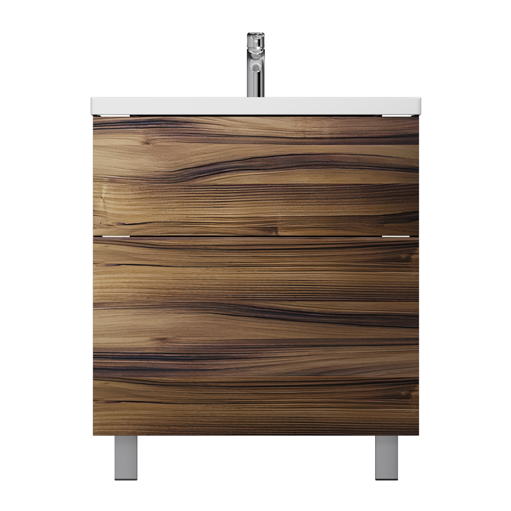 Тумба под раковину без столешницы AM.PM Gem 75 орех, напольная