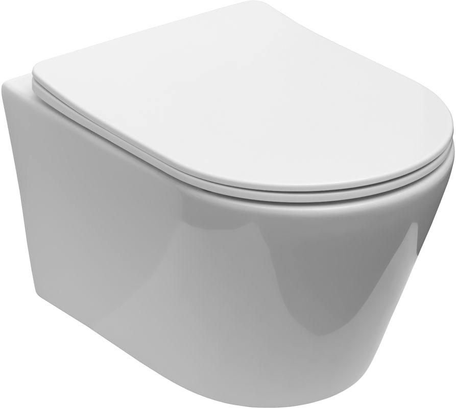 Унитаз подвесной Logan L6 W 331866 Tornado безободковый, с микролифтом