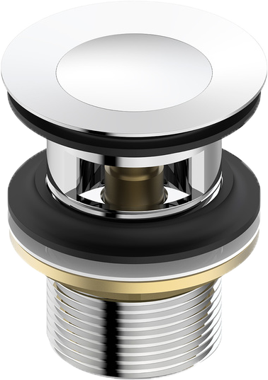 Донный клапан для раковины IDDIS Optima Home 001SB01i88 с переливом, хром