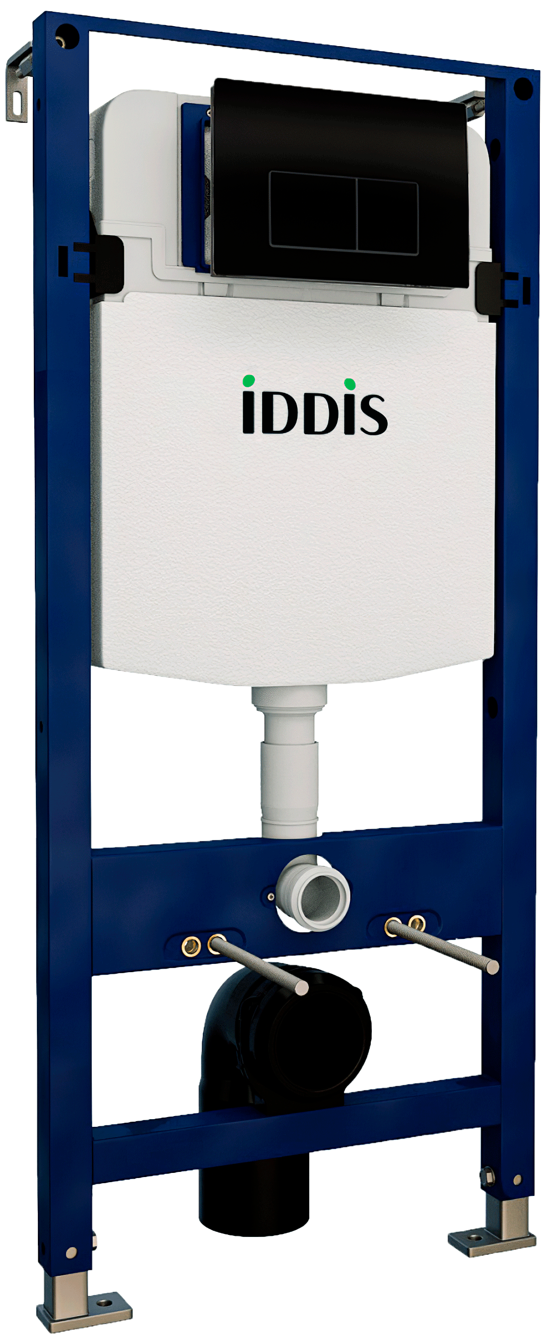 Инсталляция с кнопкой IDDIS Optima Home OPH00MBi32K цвет черный, крепление к полу и стене