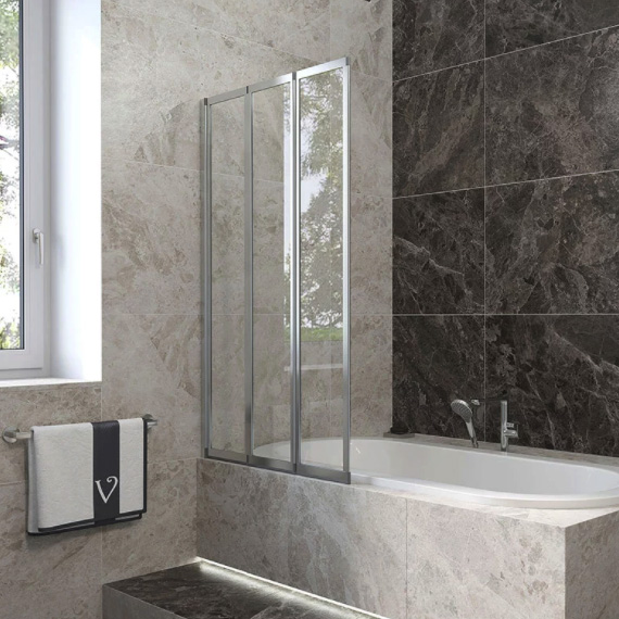 Шторка на ванну Veconi Palau PL-73L 120 см