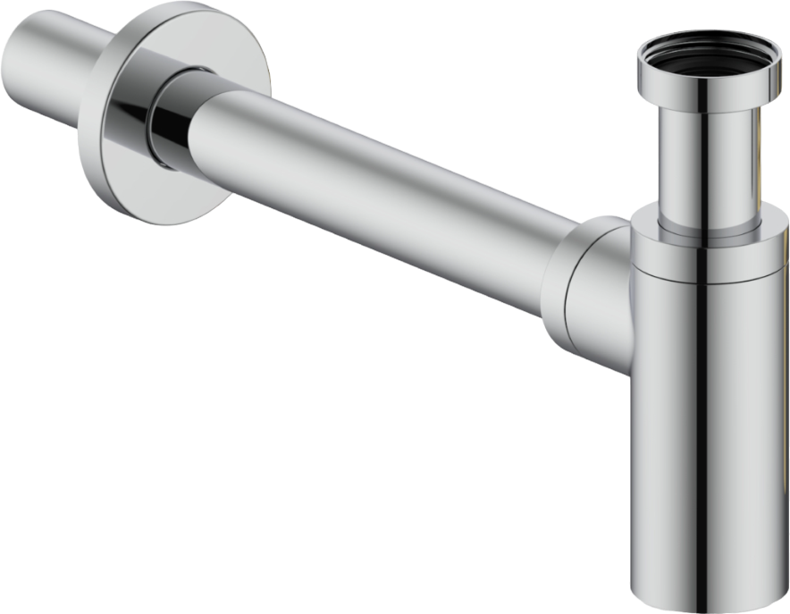 Сифон для раковины IDDIS Optima Home OPTSB00i84 32 мм, бутылочный, глянцевый хром