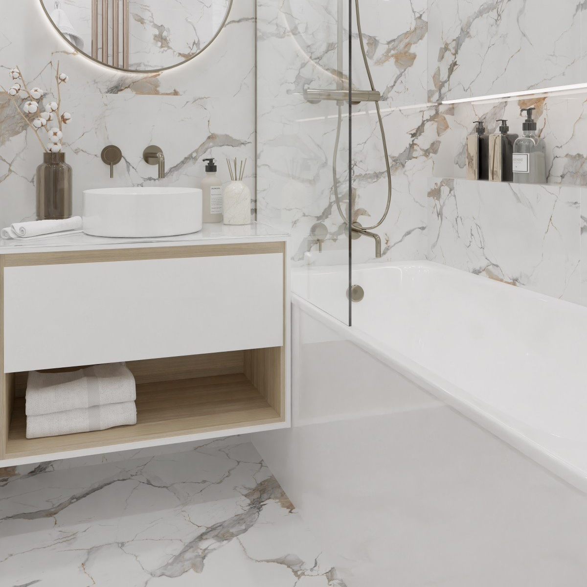 Коллекция плитки Royce Ivory Mirage