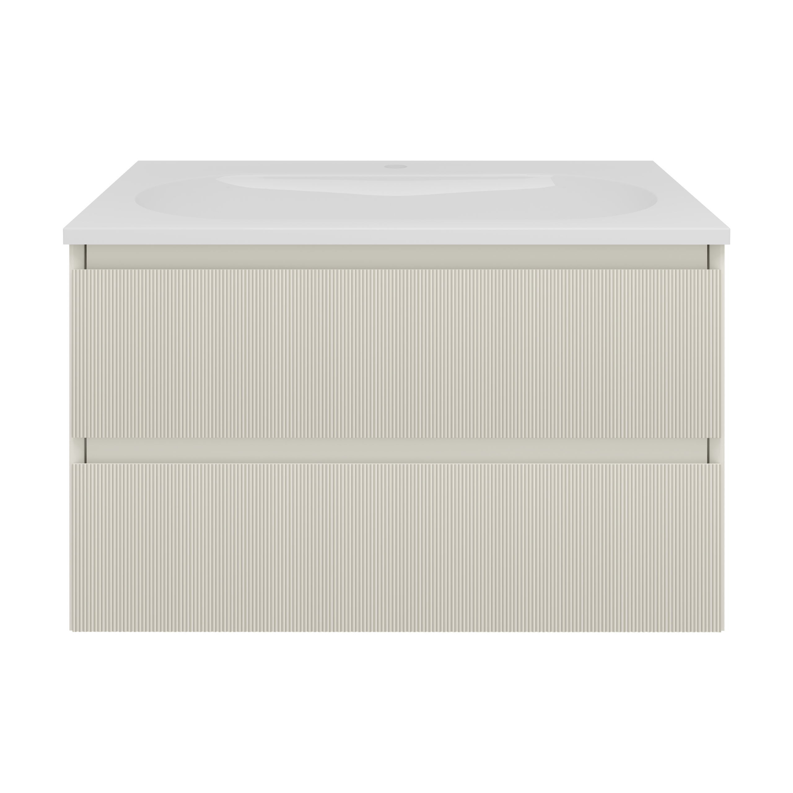 Тумба под раковину без столешницы Vincea Welle 80 m.beige soft-touch