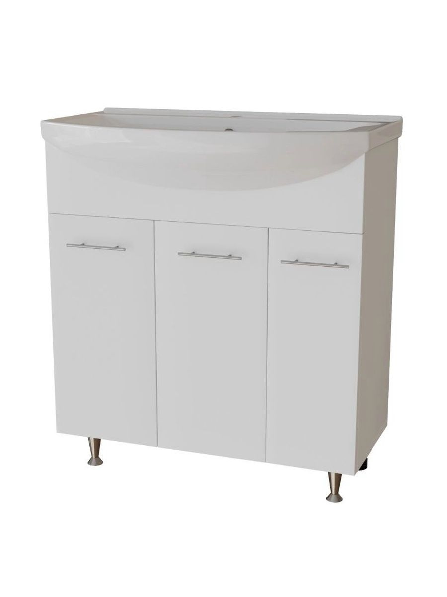 Тумба для ванной "ВЕГА-75" под рак.Best-75 (Sanita Lux) (ПВХ) (разбор)