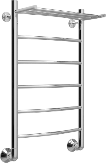 Полотенцесушитель водяной Термодизайн Hit RP TDRPH003 100x50 см, нержавеющая сталь, лесенка, с полкой