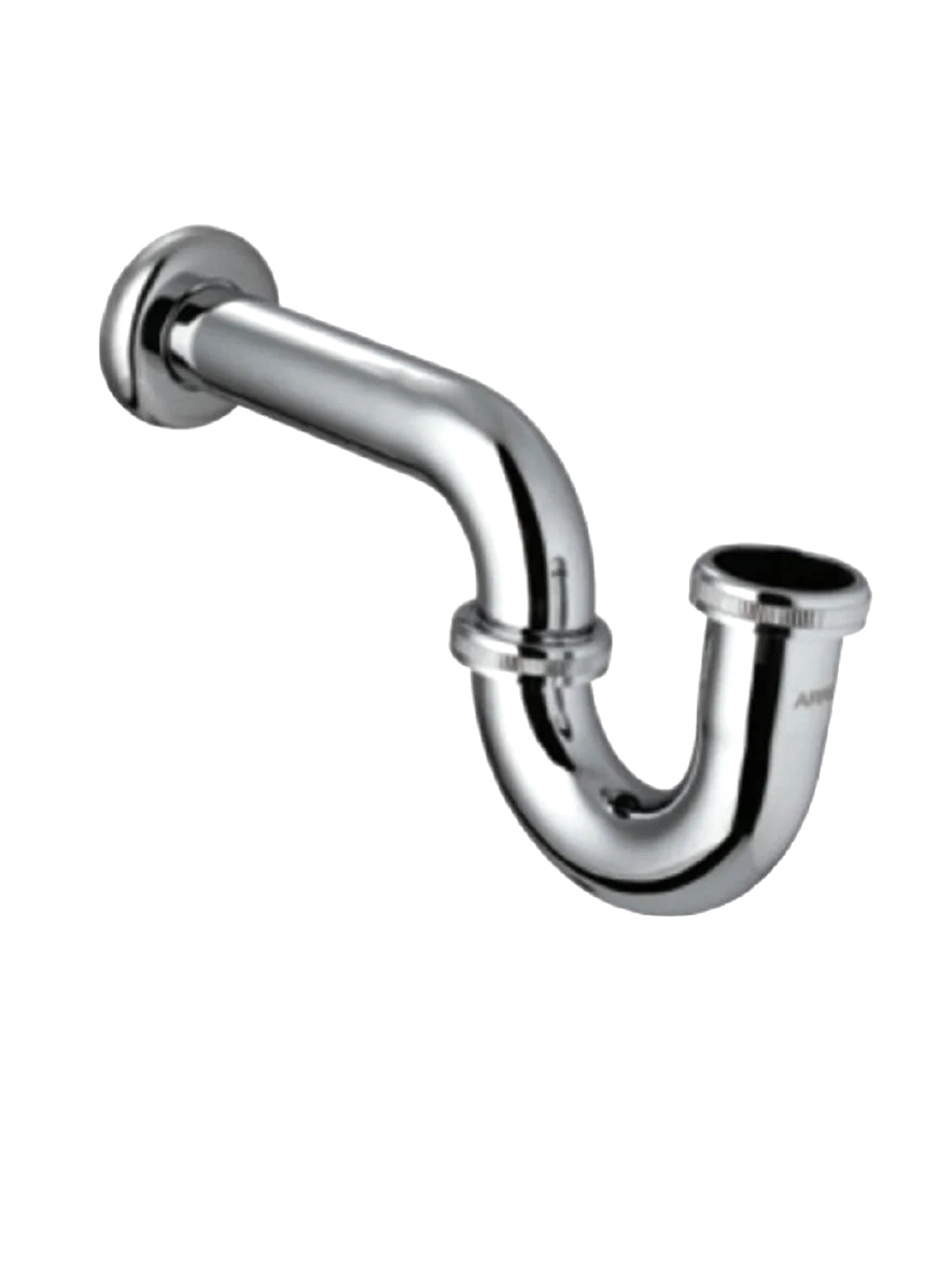 Сифон для раковины ARROW AG5916PN 32 мм, трубный, хром, нержавеющий сталь
