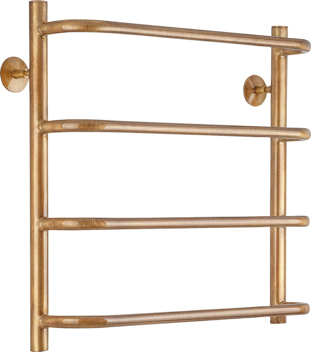 Полотенцесушитель водяной Secado Мерида 1 55x55 см, бронза, лесенка, латунь