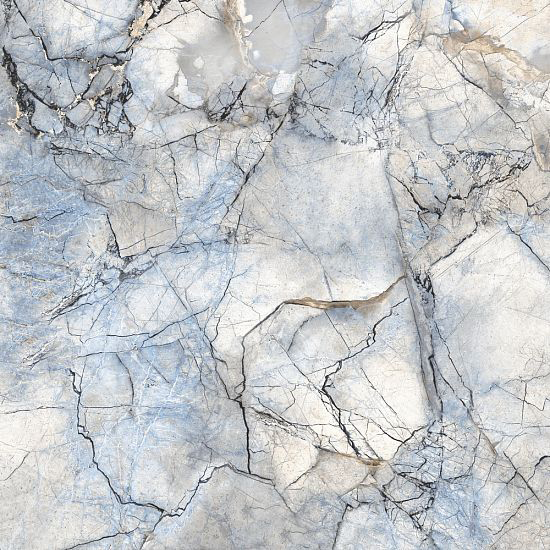 Керамическая плитка напольная Global Tile Solo GT96VG глянцевая, 41,8x41.8 синяя