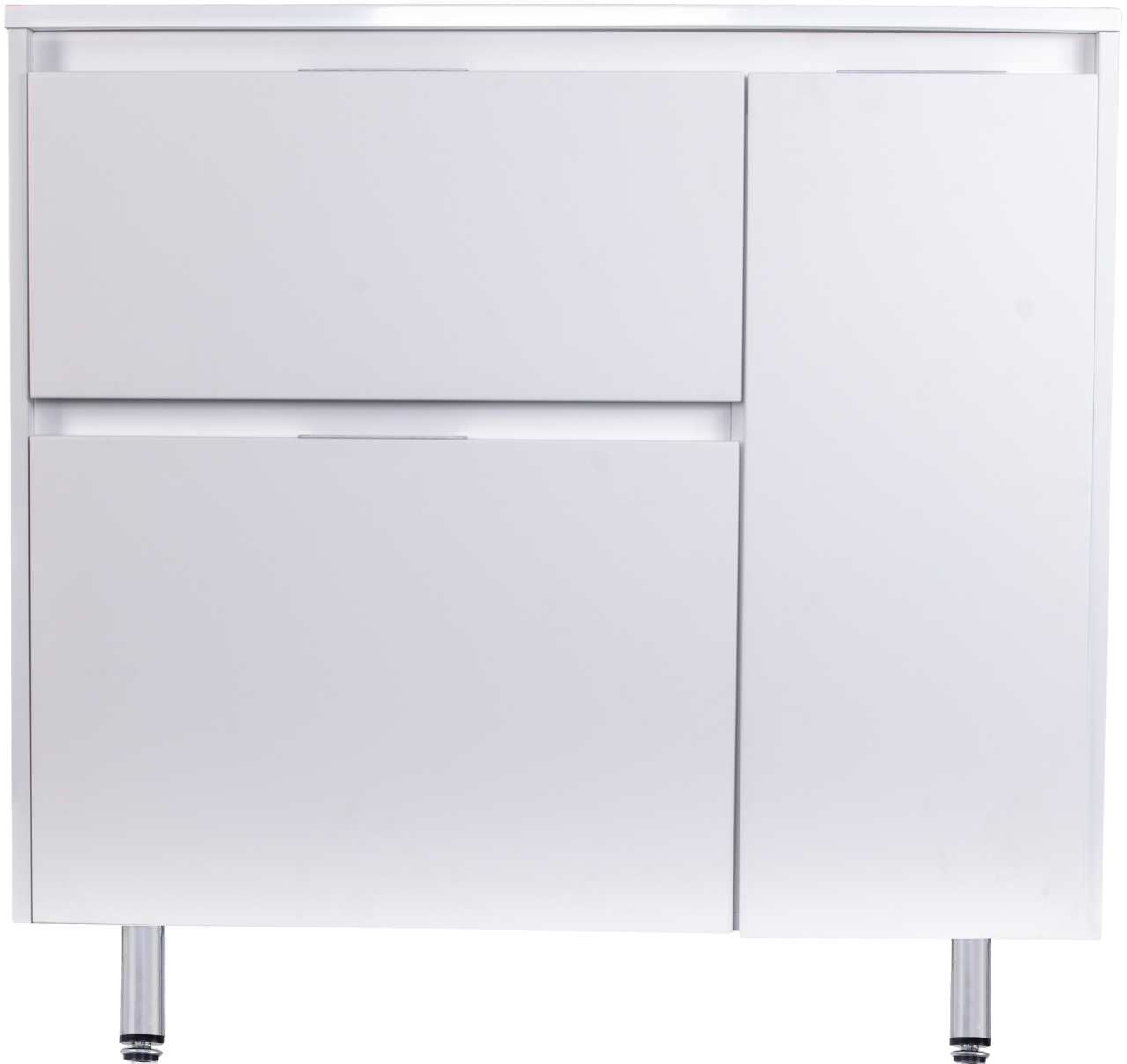 Тумба под раковину без столешницы Style Line Барселона 90 L Люкс Plus, с бельевой корзиной