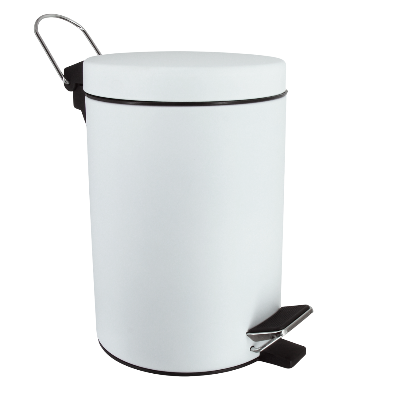 Мусорное ведро Wasserkraft Kammel 633W 3 л, для туалета, для кухни, матовое белое