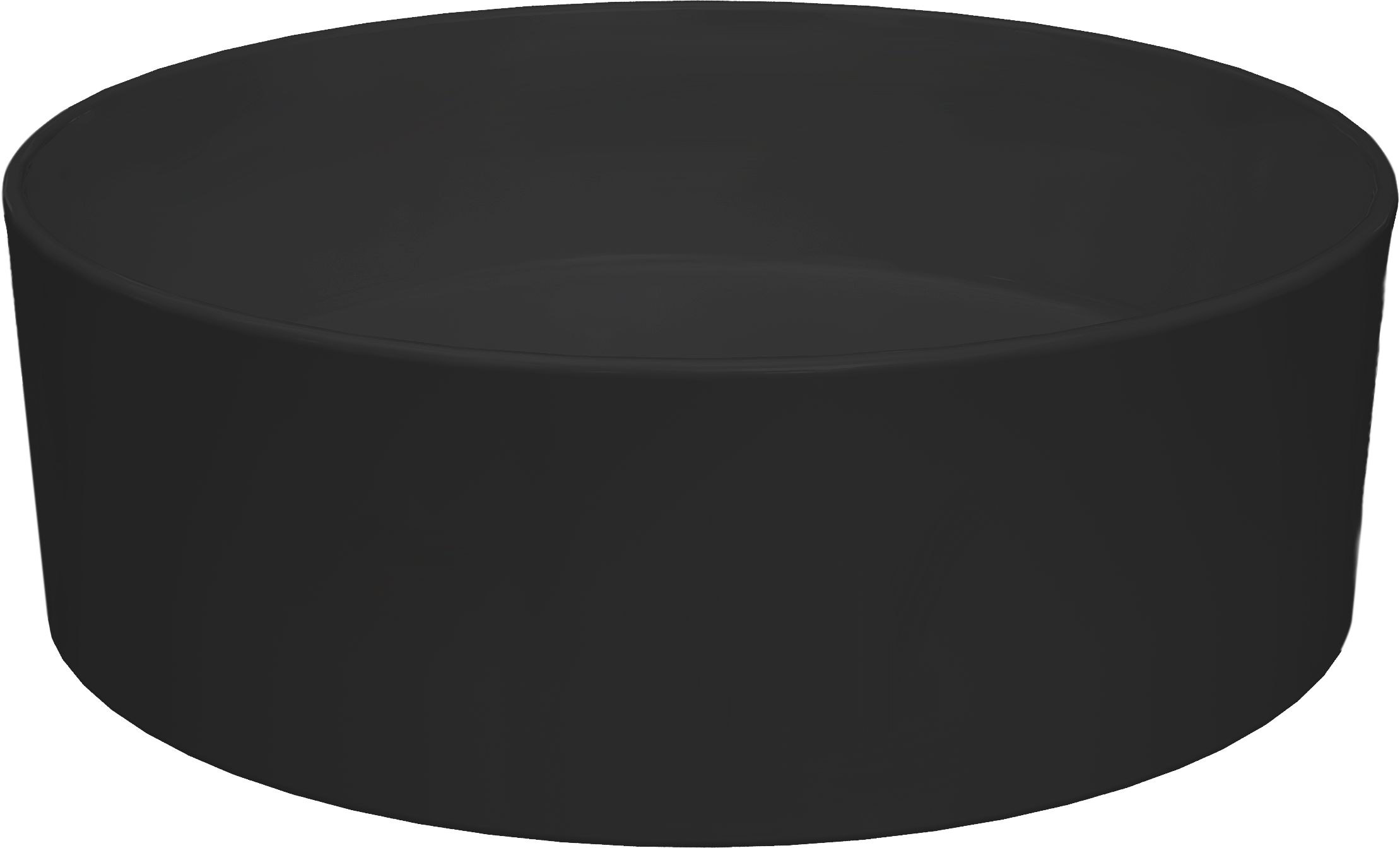 Накладная раковина BOCCHI Vessel 1174-004-0125 38 матовая черная, круглая