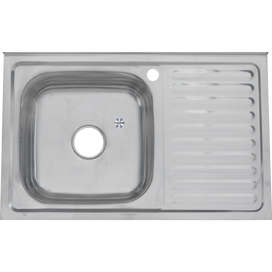 Мойка кухонная Melana 8050 L 0,8/180 серебристая
