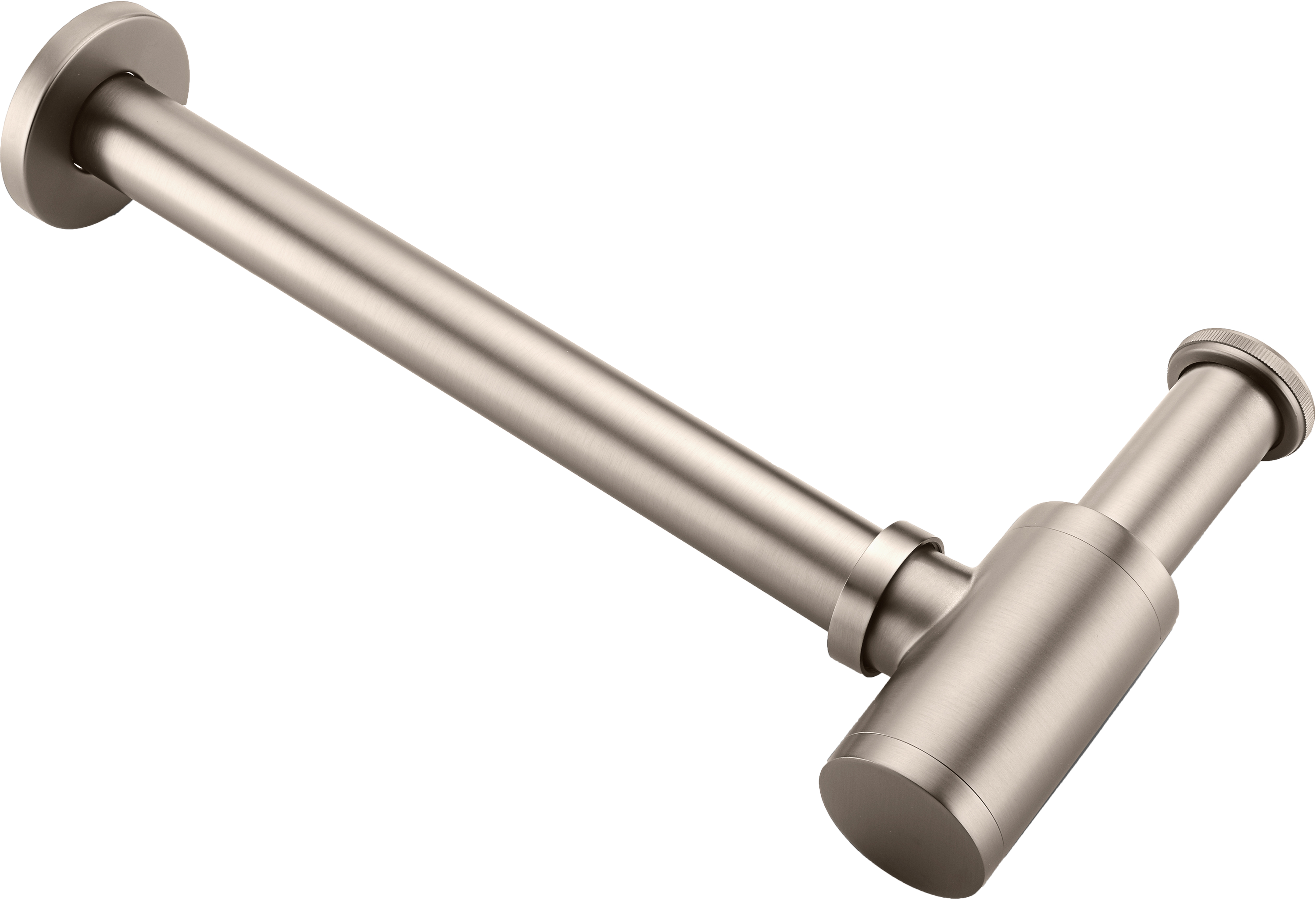 Сифон для раковины Boheme 609-NB 32 мм, бутылочный, nickel brush