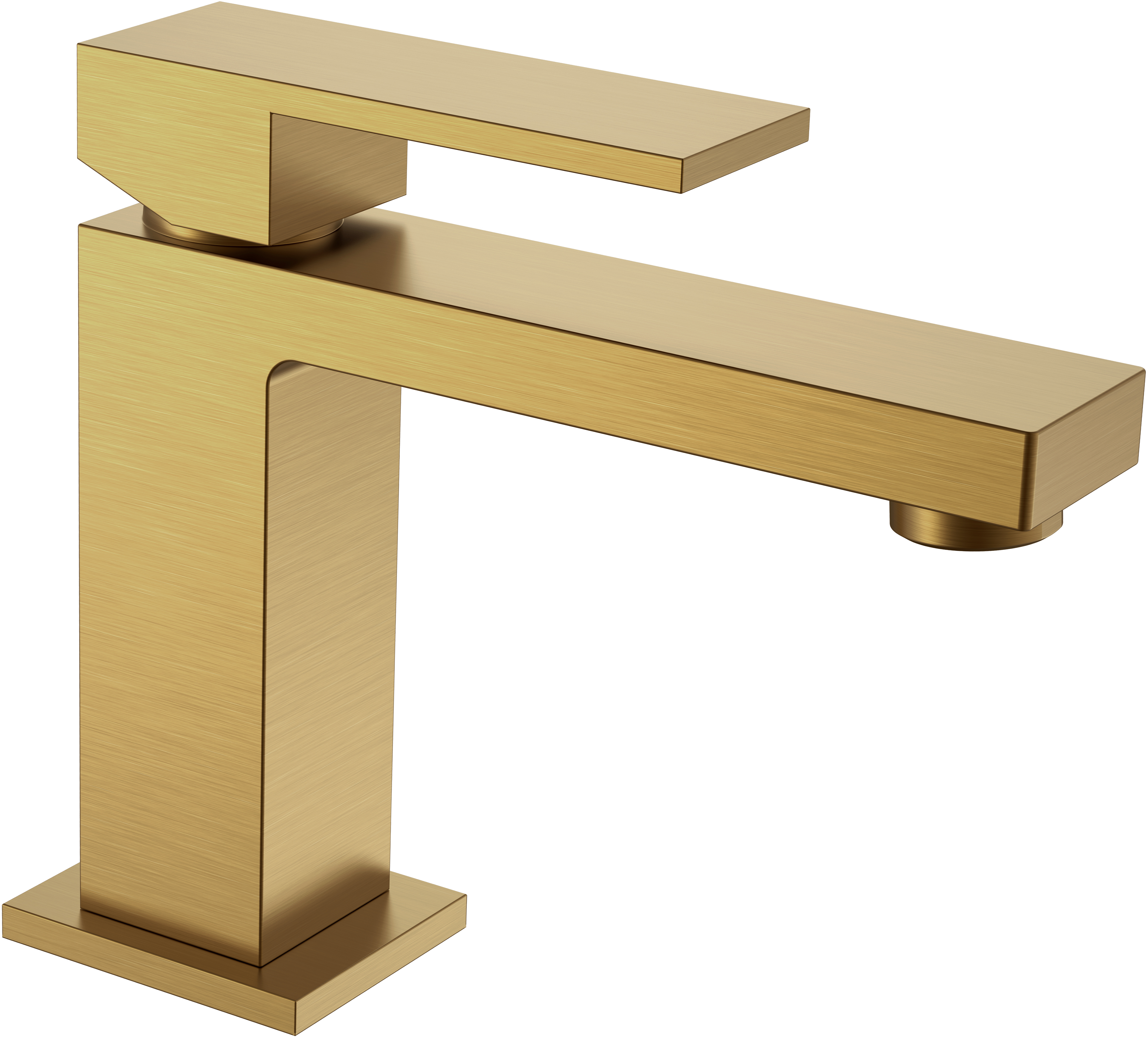 Смеситель для раковины Boheme Qubic 471-BR bronze
