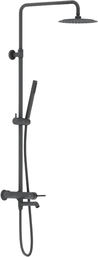 Душевая стойка Damixa Scandinavian Pure 936740300 черный матовый