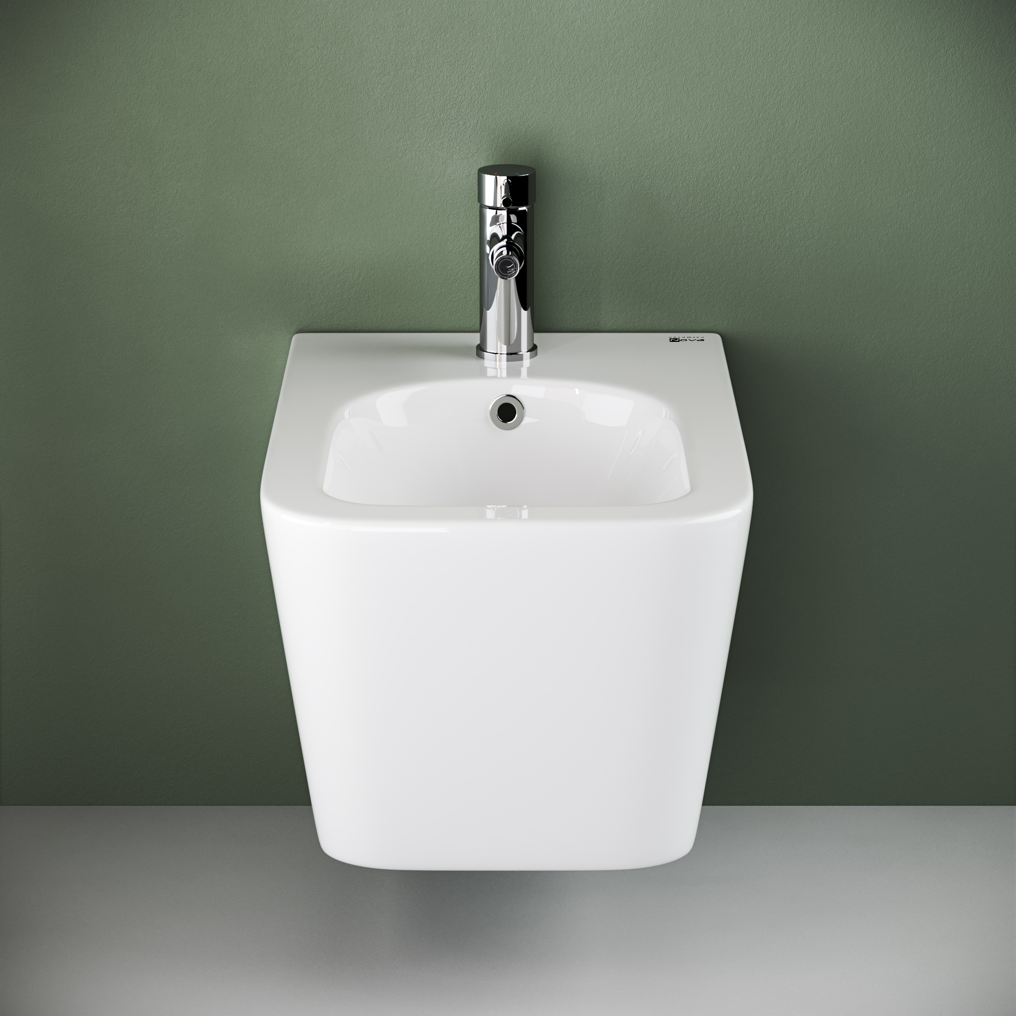 Комплект Биде Ceramicanova Метрика (Metric) CN3008 + Инсталляция STWORKI 540201