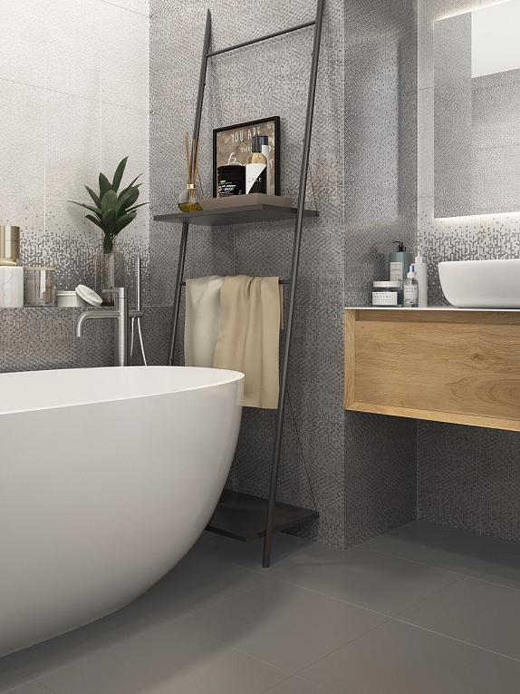 Коллекция плитки Gracia Ceramica Лейла серая