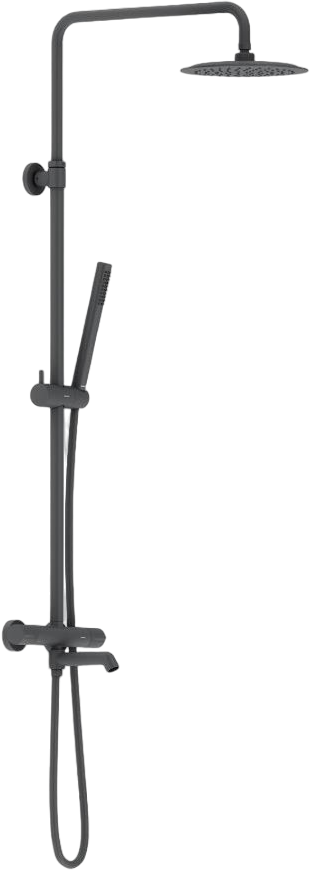 Душевая стойка Damixa Scandinavian Pure 936810300 черная матовая