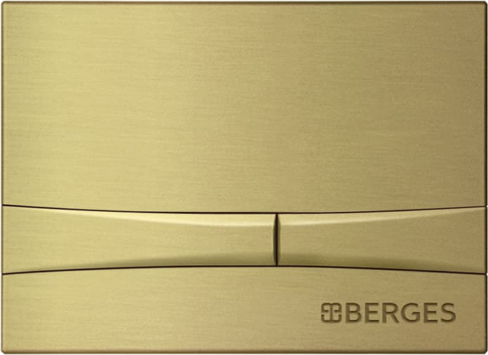 Кнопка смыва для унитаза Berges Novum F8 АБС-пластик, цвет бронза