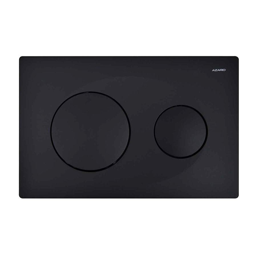Кнопка смыва для унитаза AZARIO AZ-8200-0013 пластик, цвет матовый черный