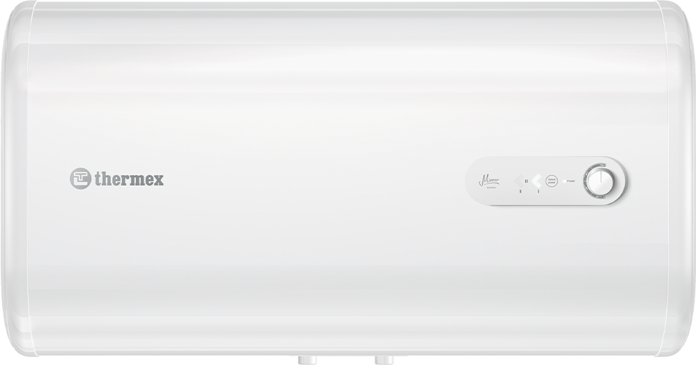 Накопительный водонагреватель Thermex Mirror 100 H электрический, 100 л, настенный, горизонтальный, белый