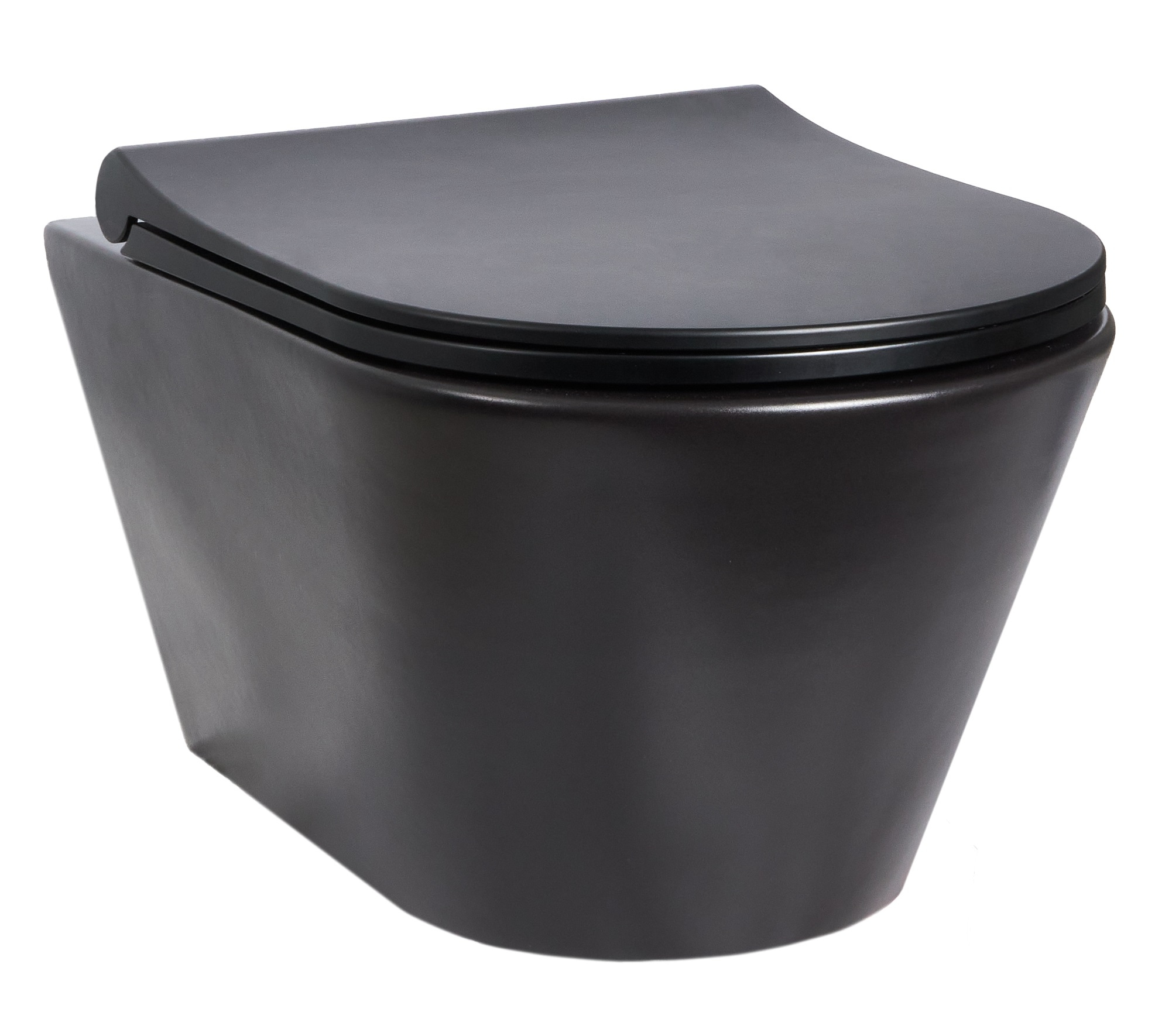 Унитаз подвесной Creto Logan L3 1003-002-L3BlMatLID/1003-002-L3BlMat
