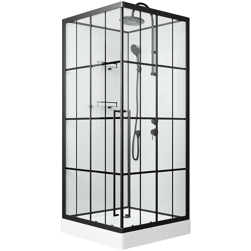 Душевая кабина Niagara Стандарт (Standart) ST90/15QR/KL/BKT 90x90, R