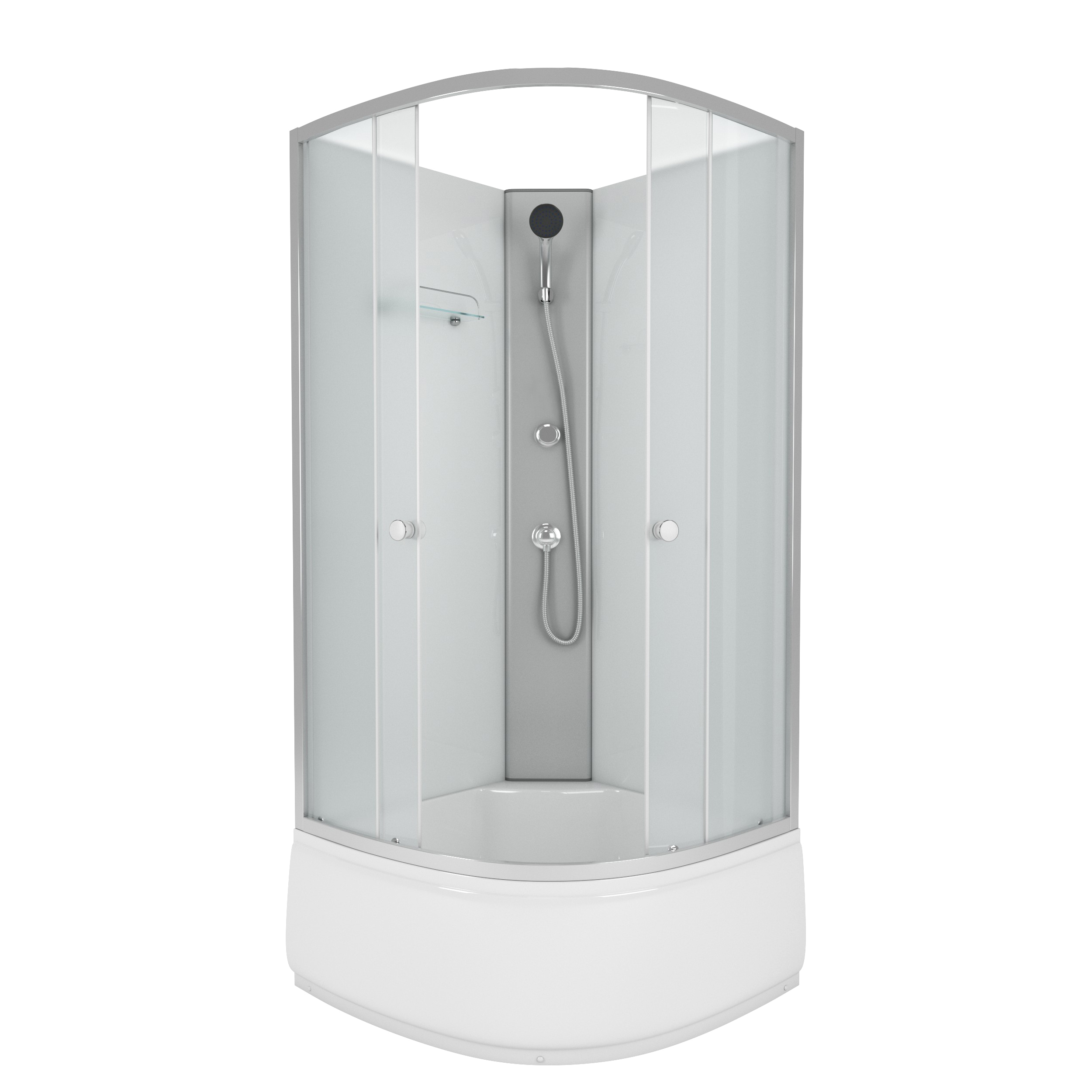 Душевая кабина Niagara Eco E80/40/MT/BK 80х80 см, без крыши