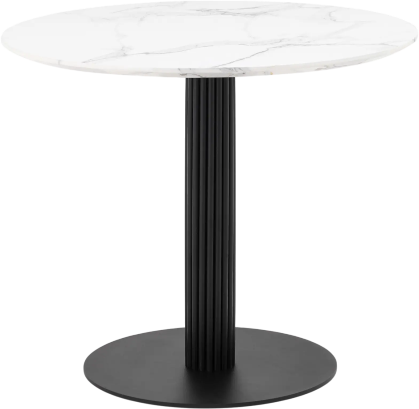 Обеденный стол Stool Group Stem 90 см, мрамор