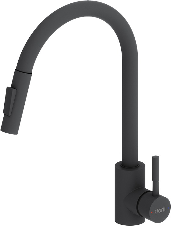 Смеситель для кухни Dorff Logic D3007522 черный
