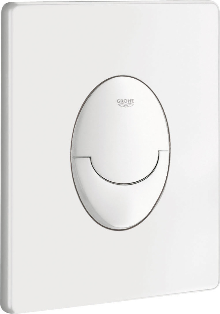 Кнопка смыва для унитаза Grohe Skate Air 38505SH0 пластик, цвет альпин-белый